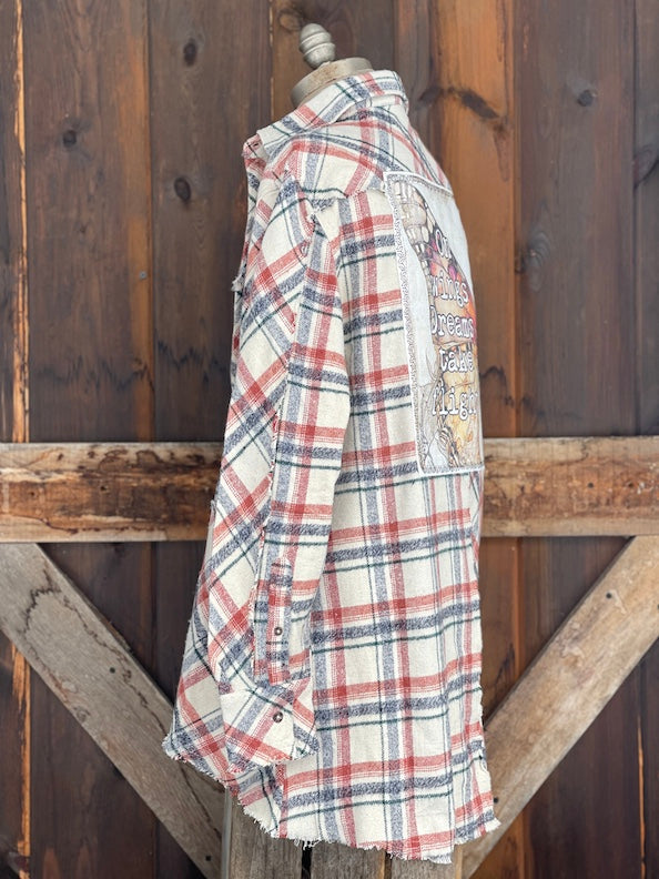 AMV Signature Flannel- On Wings Dreams Take Flight