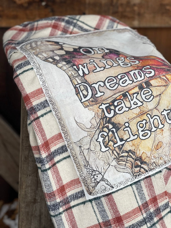 AMV Signature Flannel- On Wings Dreams Take Flight