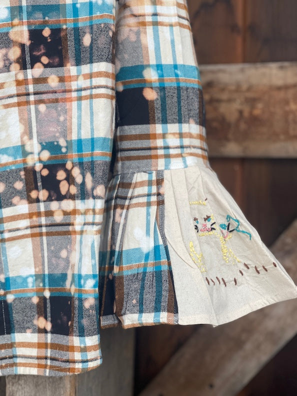 DREAMCATCHER Flared Sleeve Flannel