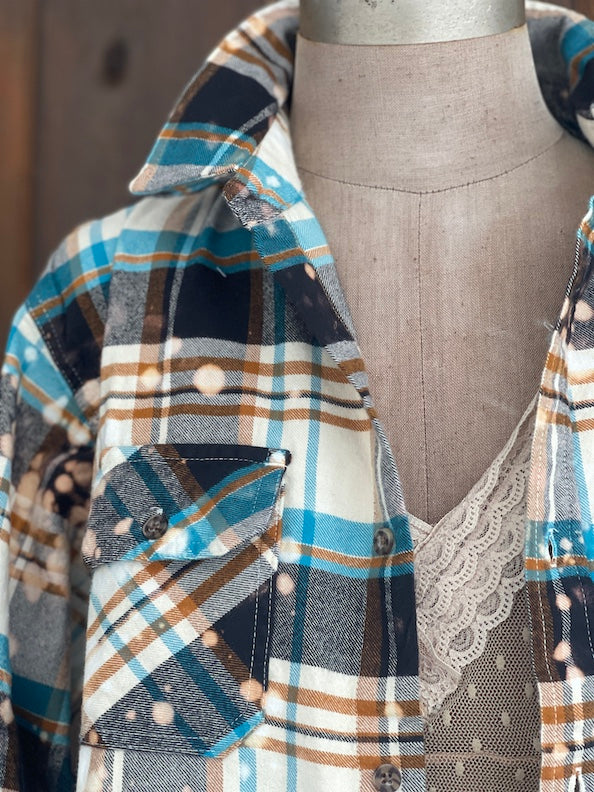 DREAMCATCHER Flared Sleeve Flannel