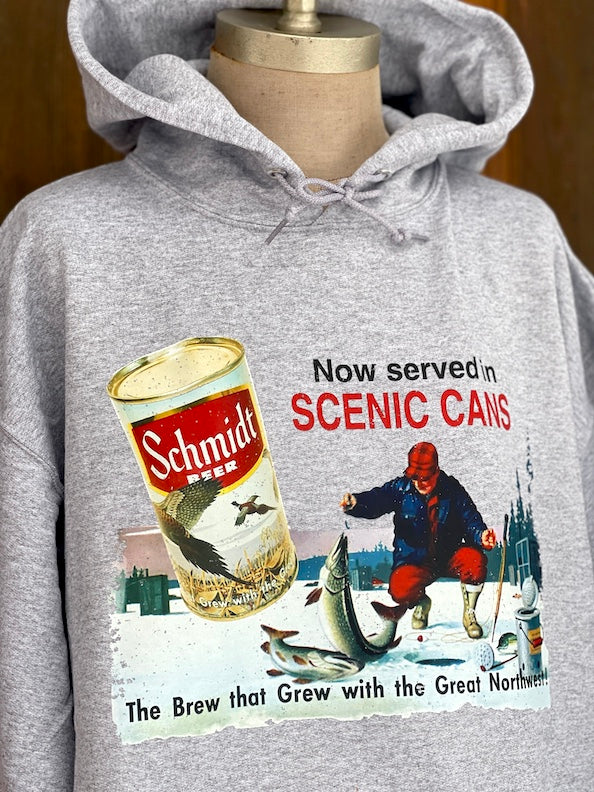 Schmidt SCENIC CAN SERIES Hoodie- Heather Grey