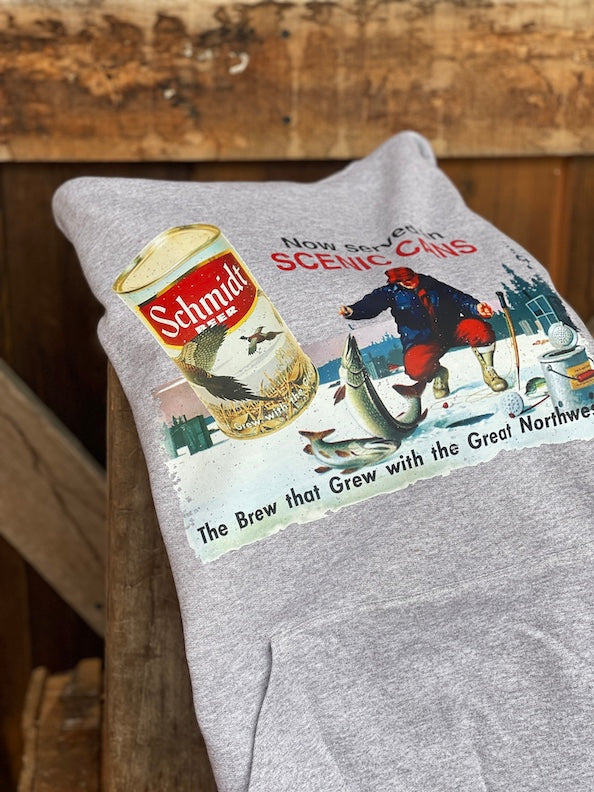 Schmidt SCENIC CAN SERIES Hoodie- Heather Grey