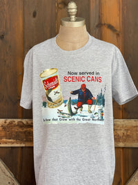 Thumbnail for Schmidt SCENIC CAN SERIES Tee- Heather Grey
