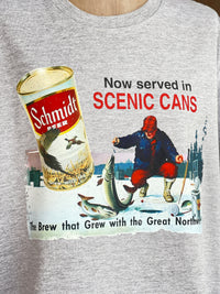 Thumbnail for Schmidt SCENIC CAN SERIES Tee- Heather Grey