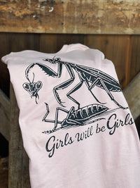 Thumbnail for GIRLS WILL BE GIRLS Tee- Blush pink