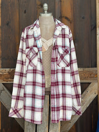 Thumbnail for Mother Clucker Art Flannel Angry Minnow Clothing