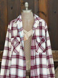 Thumbnail for Mother Clucker Art Flannel Angry Minnow Clothing