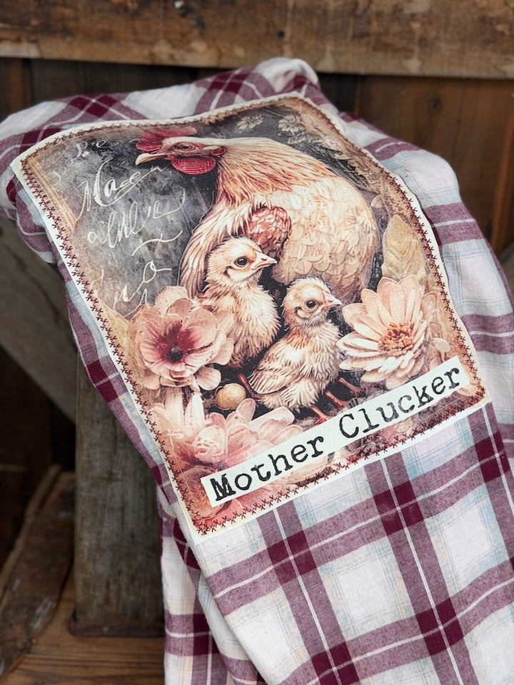 Mother Clucker Art Flannel Angry Minnow Clothing