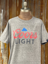 Thumbnail for Coors Light Graphic Tee- Heather Grey