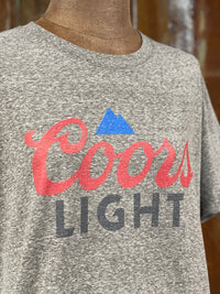 Thumbnail for Coors Light Graphic Tee- Heather Grey
