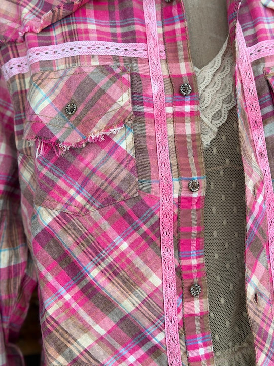 AMV Signature Flannel- MY HEART IS IN THE GARDEN