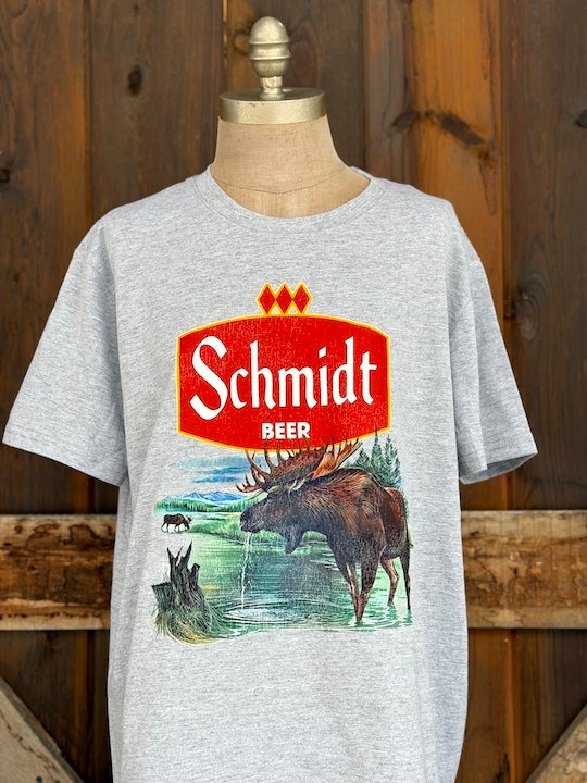 Schmidt MOOSE Tee- Heather Grey