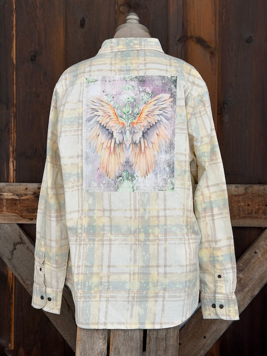 ON A WING AND A PRAYER Art Flannel