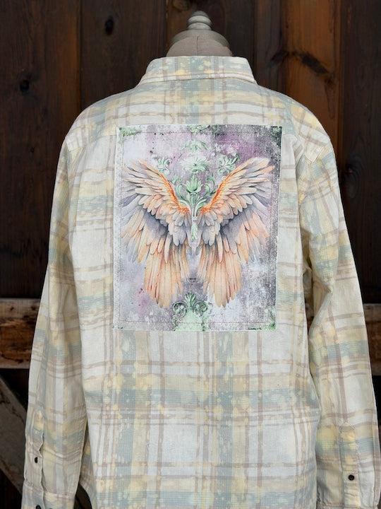 ON A WING AND A PRAYER Art Flannel