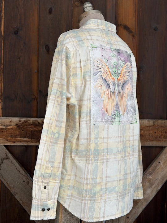 ON A WING AND A PRAYER Art Flannel