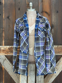 Thumbnail for AMV Signature Flannel- PURPLE REIGN