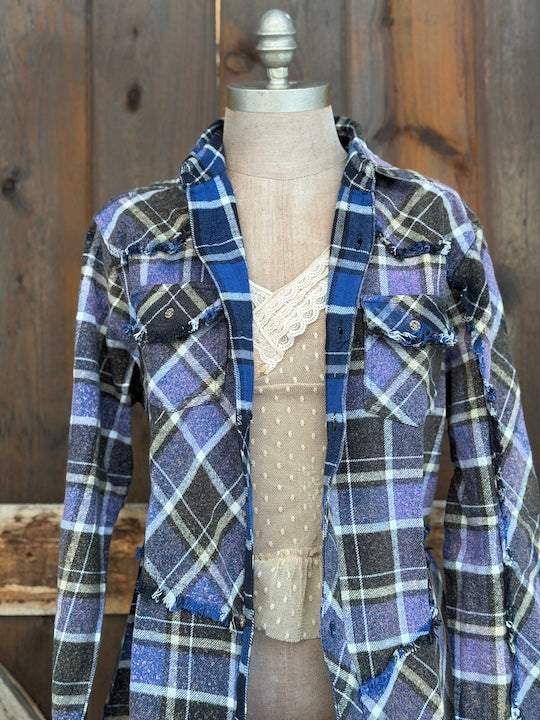 AMV Signature Flannel- PURPLE REIGN