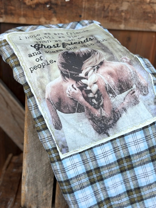 Ghost Friends Art Flannel