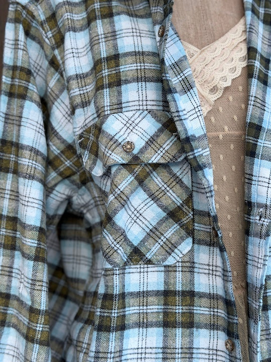 Ghost Friends Art Flannel