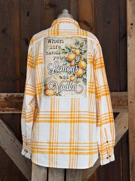 WHEN LIFE HANDS YOU LEMONS Art Flannel