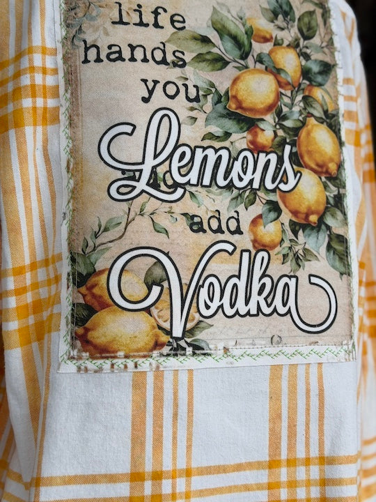 WHEN LIFE HANDS YOU LEMONS Art Flannel