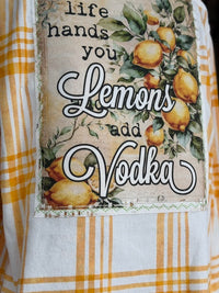 Thumbnail for WHEN LIFE HANDS YOU LEMONS Art Flannel