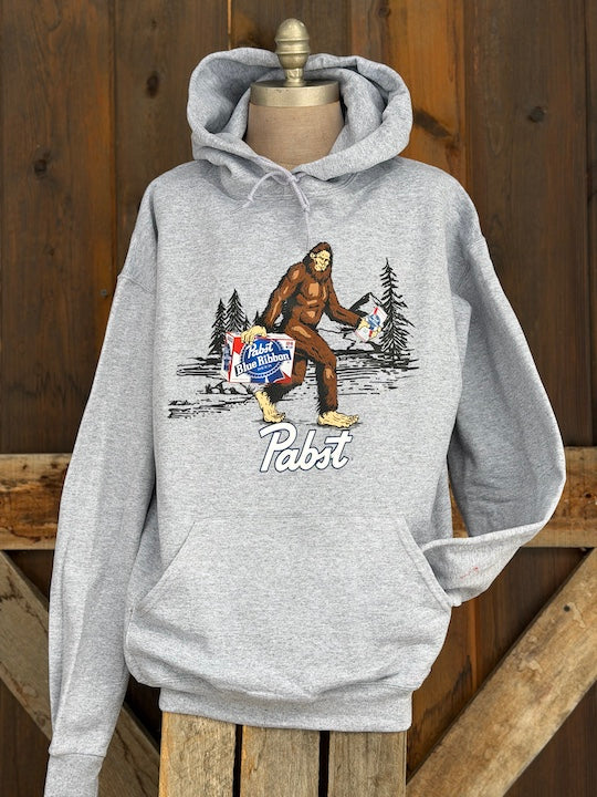 Pabst BIGFOOT Hoodie- Heather Grey