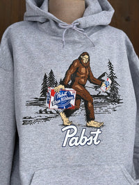 Thumbnail for Pabst BIGFOOT Hoodie- Heather Grey