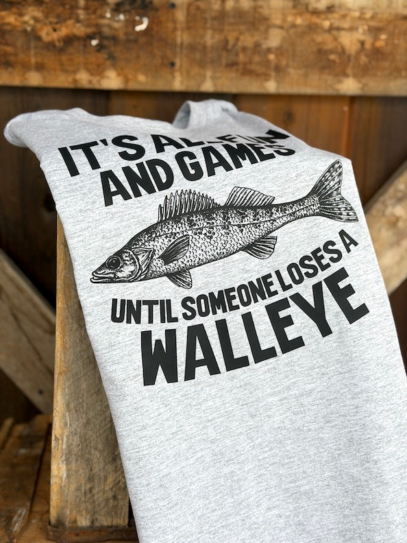 FUN & GAMES Tee- Heather Grey