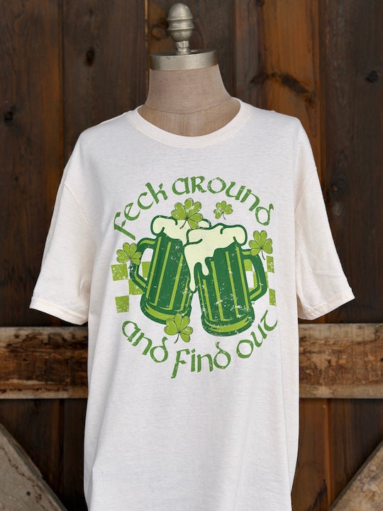 St. Patricks Day Tee- Sweet Cream