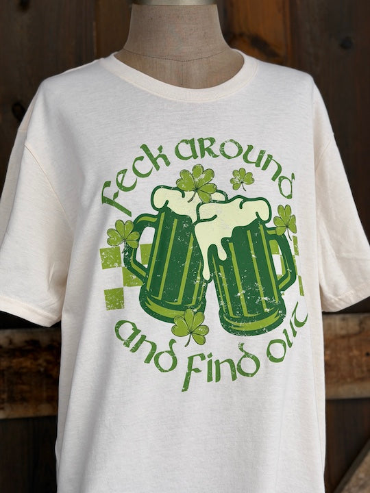 St. Patricks Day Tee- Sweet Cream
