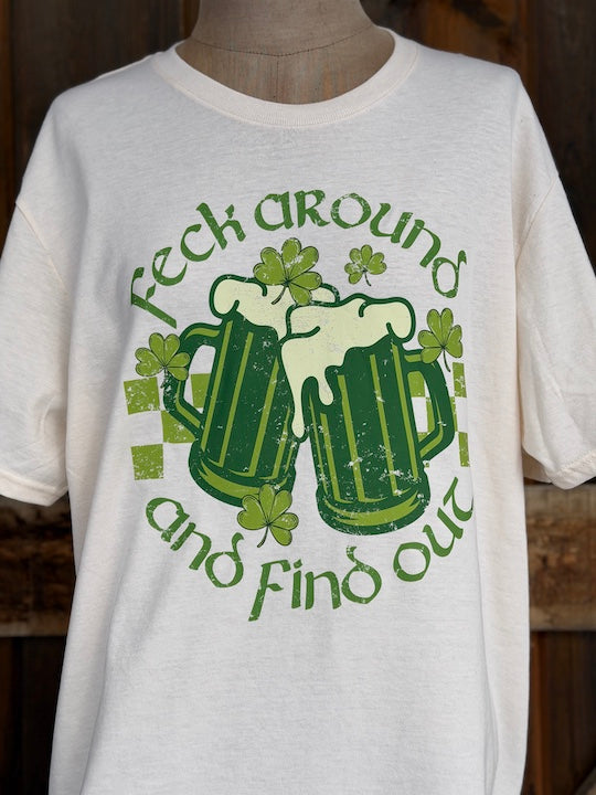 St. Patricks Day Tee- Sweet Cream