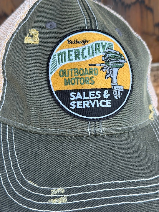 Sales/ Service Outboard Hat - Distressed Black