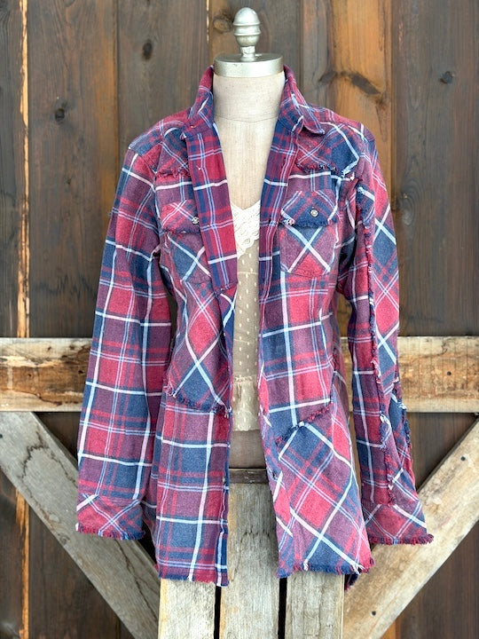 AMV Signature Flannel- Artisan Edition ROYAL SONGBIRD