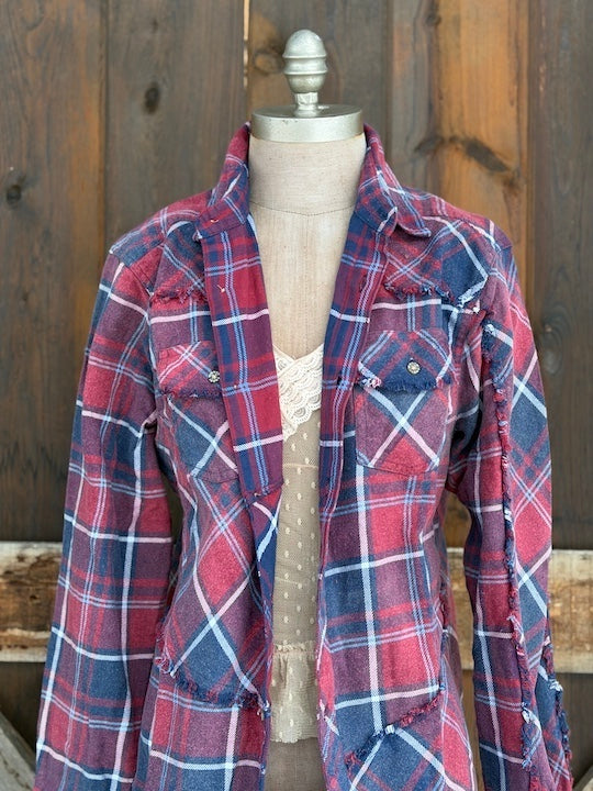 AMV Signature Flannel- Artisan Edition ROYAL SONGBIRD