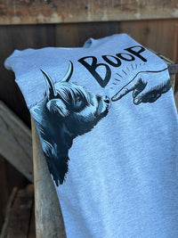Thumbnail for Henry The Highland Cow BOOP Tee- Heather Grey
