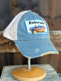Thumbnail for Fishing with Grandpa - Distressed Sky Blue Snapback Hat