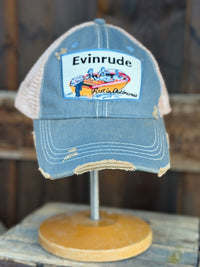 Thumbnail for Fishing with Grandpa - Distressed Sky Blue Snapback Hat