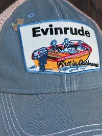 Thumbnail for Fishing with Grandpa - Distressed Sky Blue Snapback Hat