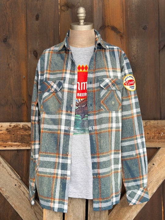 Schmidt MOOSE "Animal Beer' flannel NEW COLOR!