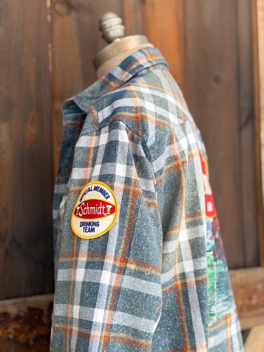 Schmidt MOOSE "Animal Beer' flannel NEW COLOR!