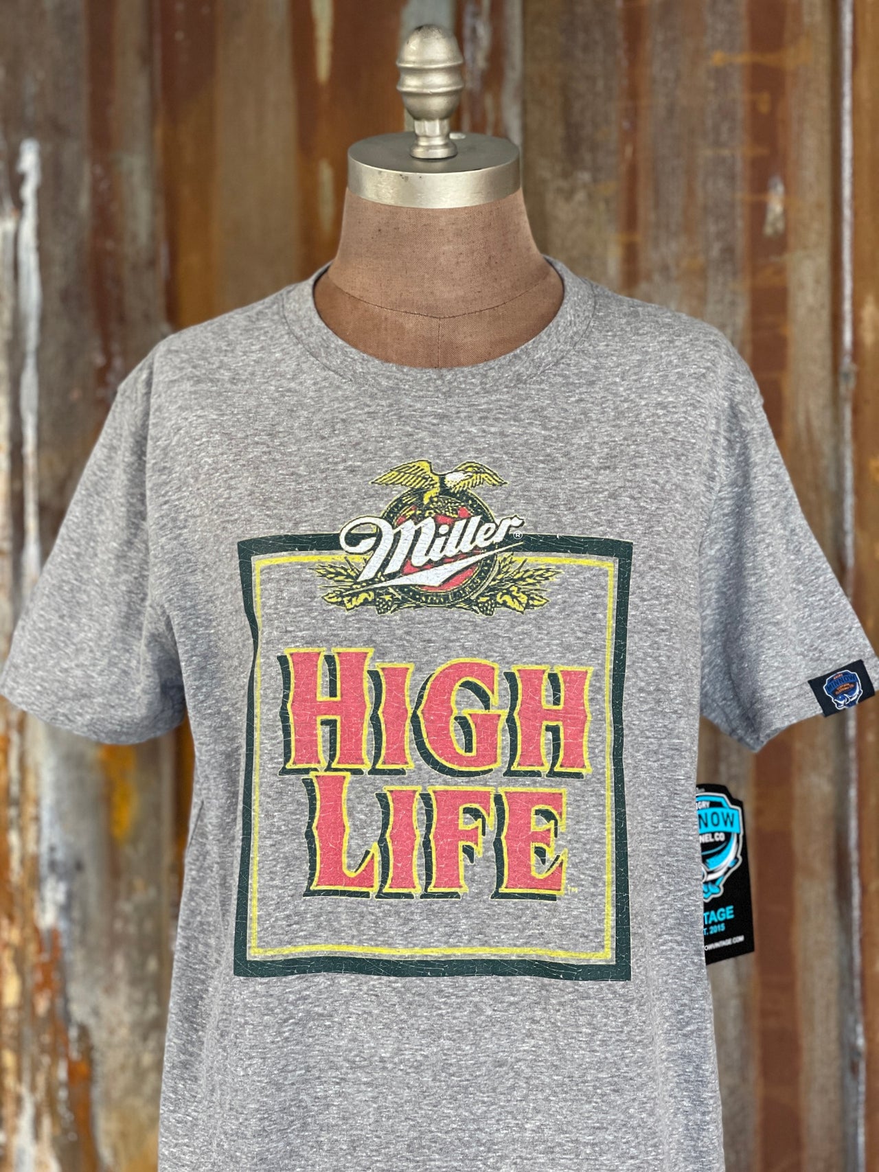 Miller High Life tee Angry Minnow Clothing Co.