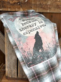 Thumbnail for Howl at the Moon Art Flannel