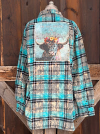 Thumbnail for I'm Not Weird I'm Limited Edition Highland Cow Art Flannel