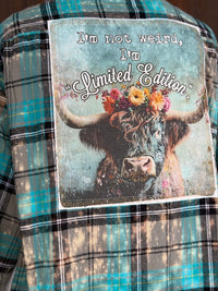 Thumbnail for I'm Not Weird I'm Limited Edition Highland Cow Art Flannel