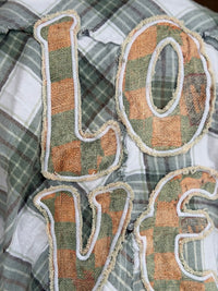 Thumbnail for Spring into LOVE GREEN Signature Flannel- Spring Green Plaid