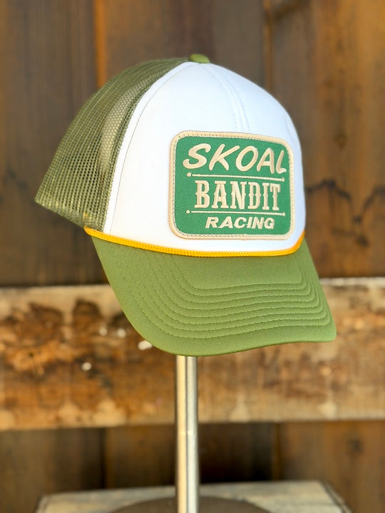 BANDIT Foam Trucker Hat- Green/ Ivory
