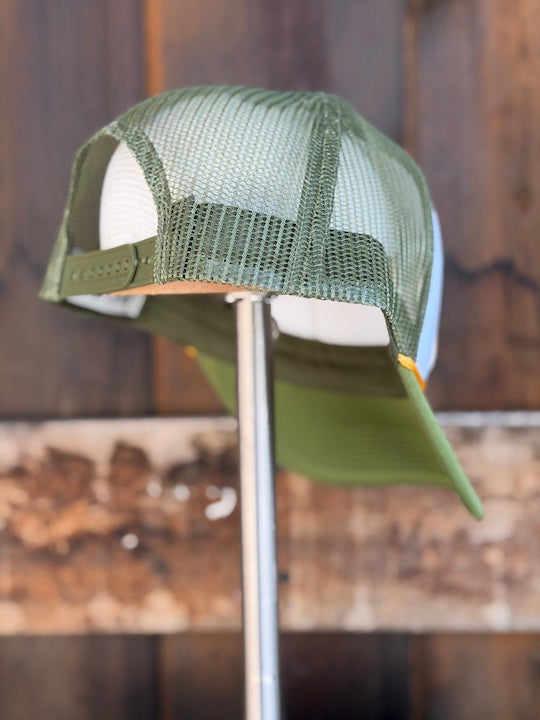 BANDIT Foam Trucker Hat- Green/ Ivory