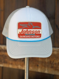 Thumbnail for Seahorse Retro Foam Hat- Silver/ Ivory