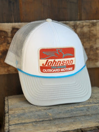 Thumbnail for Seahorse Retro Foam Hat- Silver/ Ivory